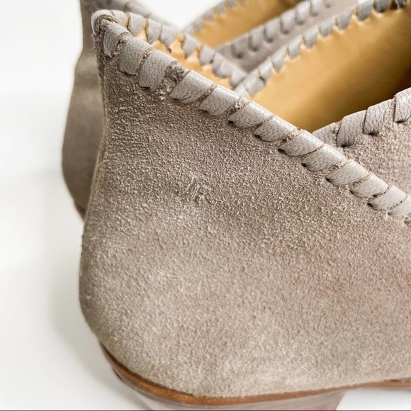Jack Rogers Sadie Suede Gray Taupe Ankle Booties - Picture 6 of 10